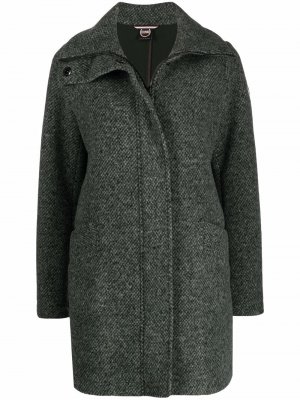 Однобортное вязаное пальто Colmar. Цвет: зеленый