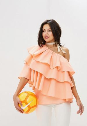 Блуза L1FT. Цвет: оранжевый