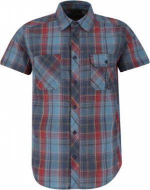 Рубашка с коротким рукавом мужская, размер 50 Outventure. Цвет: синий