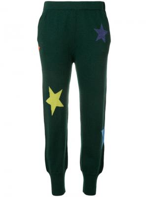 Трикотажные спортивные брюки Allude. Цвет: зеленый