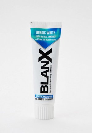 Зубная паста Blanx Отбеливающая Нордик, 75 мл.. Цвет: прозрачный