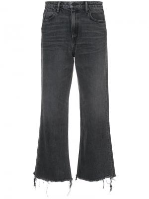 Широкие джинсы Alexander Wang. Цвет: черный