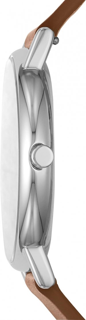 Часы Signatur Three-Hand Men's Watch , цвет SKW6578 Silver Brown Leather Skagen