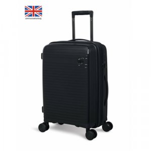 Чемодан IT Luggage, 57 л, размер S+, черный luggage. Цвет: черный