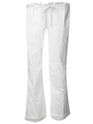 Укороченные брюки Dosa. Цвет: белый
