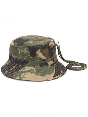 Камуфляжная шляпа Haculla. Цвет: зелёный