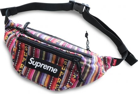 Сумка Woven Stripe Waist Bag Multicolor, разноцветный Supreme