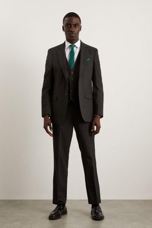 Темно-серые костюмные брюки приталенного кроя Essential , серый Burton