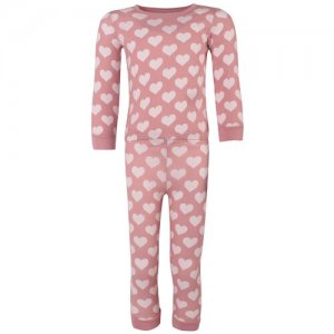 Пижама baon для девочки , размер: 128, ROSE DAWN PRINTED. Цвет: розовый