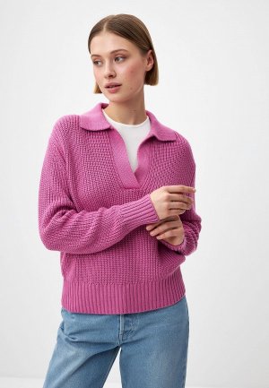 Пуловер Sela. Цвет: розовый