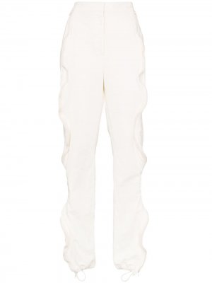 Спортивные брюки с декоративными молниями Stella McCartney. Цвет: нейтральные цвета