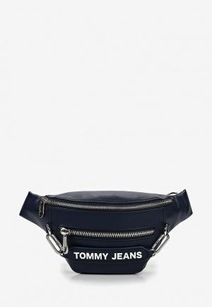 Сумка поясная Tommy Jeans TO052BWDQUX6. Цвет: синий