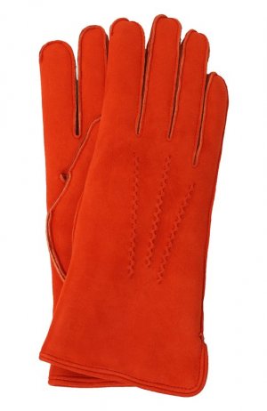 Замшевые перчатки TR Handschuhe. Цвет: оранжевый