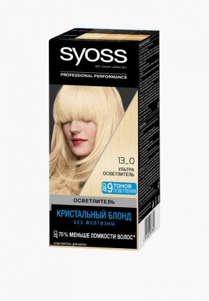 Краска для волос Syoss Color 13-0 Ультра осветлитель*15. Цвет: бежевый
