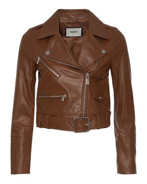 Куртка-косуха MAX&MOI. Цвет: коричневый