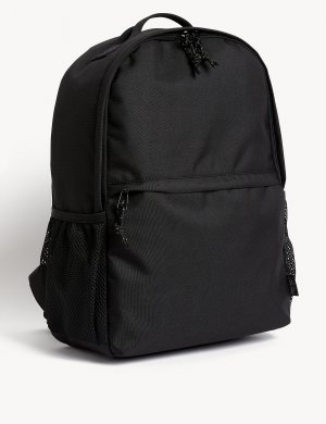 Рюкзак Pro-Tect из переработанного полиэстера , черный Marks & Spencer