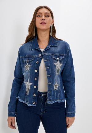 Куртка джинсовая Sophia. Цвет: синий