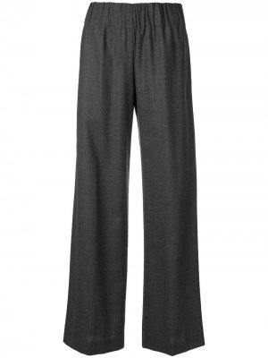 Расклешенные брюки со складками Aspesi. Цвет: серый