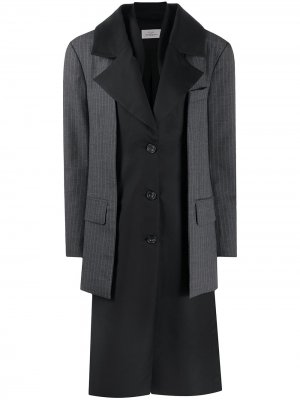 Многослойное пальто Preen By Thornton Bregazzi. Цвет: черный