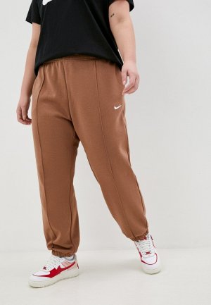 Брюки спортивные Nike W NSW ESTL FLC MR PT CLCN PLUS. Цвет: бежевый
