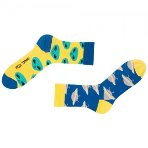 Носки Sammy Icon Solaris New, многоцветный, 23-25 (размер обуви 36-40). Цвет: синий/желтый