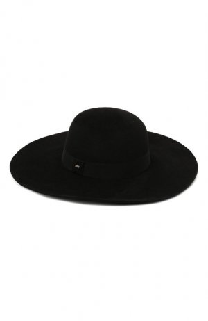 Фетровая шляпа Saint Laurent. Цвет: чёрный