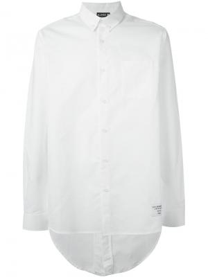 Рубашка с застежкой на молнии сзади Ejxiii. Цвет: белый
