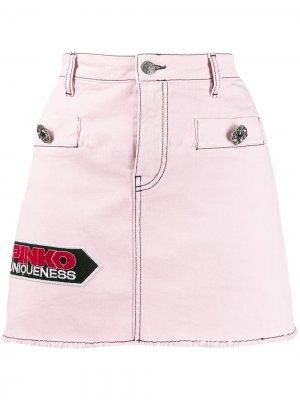 Джинсовая юбка мини Pinko