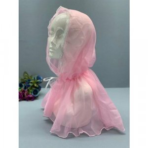 Платок-капюшон ,50х20 см, розовый Rossini