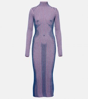 Платье миди trompe l'oeil , фиолетовый Jean Paul Gaultier