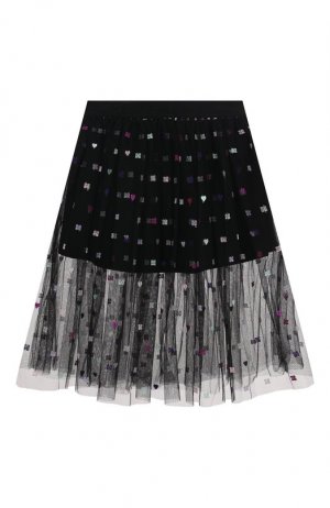 Плиссированная юбка Givenchy. Цвет: чёрный