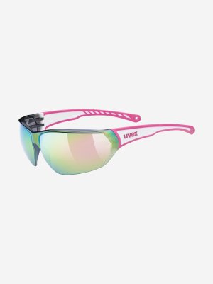Солнцезащитные очки Sportstyle 204, Розовый, размер Без размера Uvex. Цвет: розовый