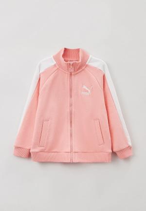 Олимпийка PUMA Classics T7 Track Jacket G Peach Smoothi. Цвет: розовый