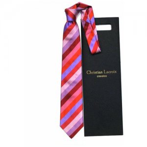 Яркий полосатый галстук 837458 Christian Lacroix