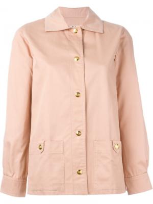 Классическая куртка Céline Vintage. Цвет: розовый и фиолетовый