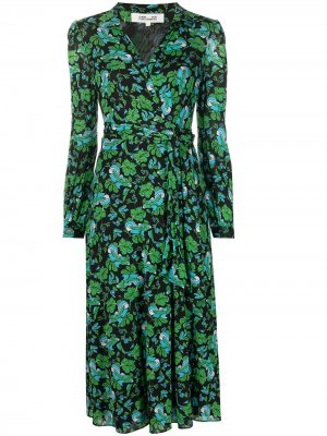 Платье Phoenix с принтом DVF Diane von Furstenberg. Цвет: зеленый