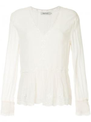 Bohemian blouse Magali Pascal. Цвет: белый