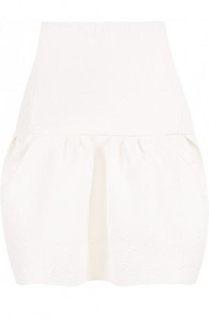 Однотонная мини-юбка тюльпан Chloé. Цвет: белый