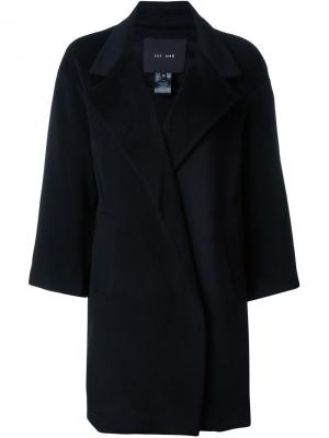 Пальто с рукавами три четверти Jay Ahr. Цвет: чёрный