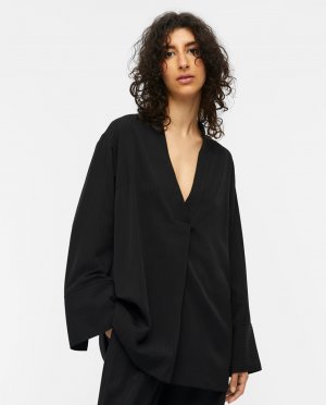 Женская рубашка в стиле туники , черный Object