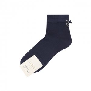 Хлопковые носки La Perla. Цвет: синий
