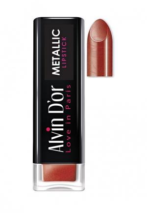 Помада Alvin Dor D'or Metallic Lipstick Тон 17. Цвет: коричневый