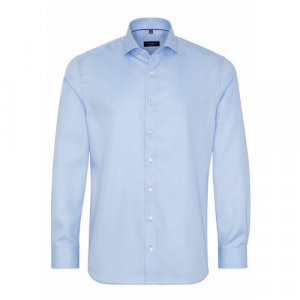 Рубашка , размер 44, голубой Eterna. Цвет: белый/голубой