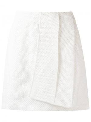 Textured skirt Giuliana Romanno. Цвет: белый