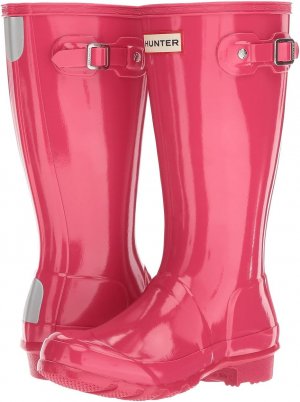 Резиновые сапоги Original Kids' Gloss Rain Boot , цвет Bright Pink Hunter