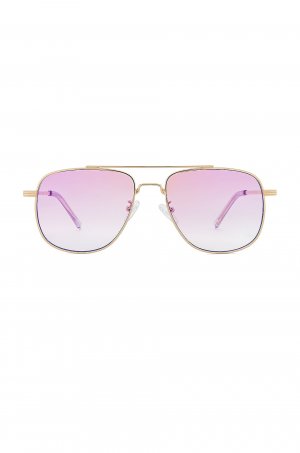 Солнцезащитные очки  Charmer, цвет Bright Gold Le Specs