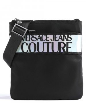 Сумка через плечо Iconic Logo из полиамида , черный Versace Jeans Couture