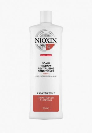 Кондиционер для волос Nioxin система 4, 1000 мл. Цвет: белый