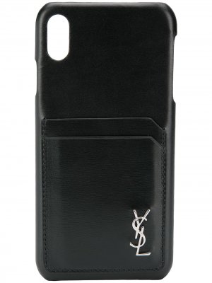 Чехол для iPhone XS Saint Laurent. Цвет: черный