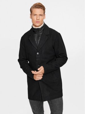 Переходное пальто стандартного кроя , черный Jack&Jones